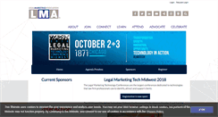 Desktop Screenshot of lmatechconference.com